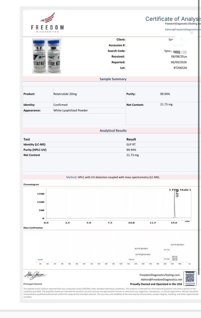 R20 GLP-3 (Reta) 20mg - Image 2